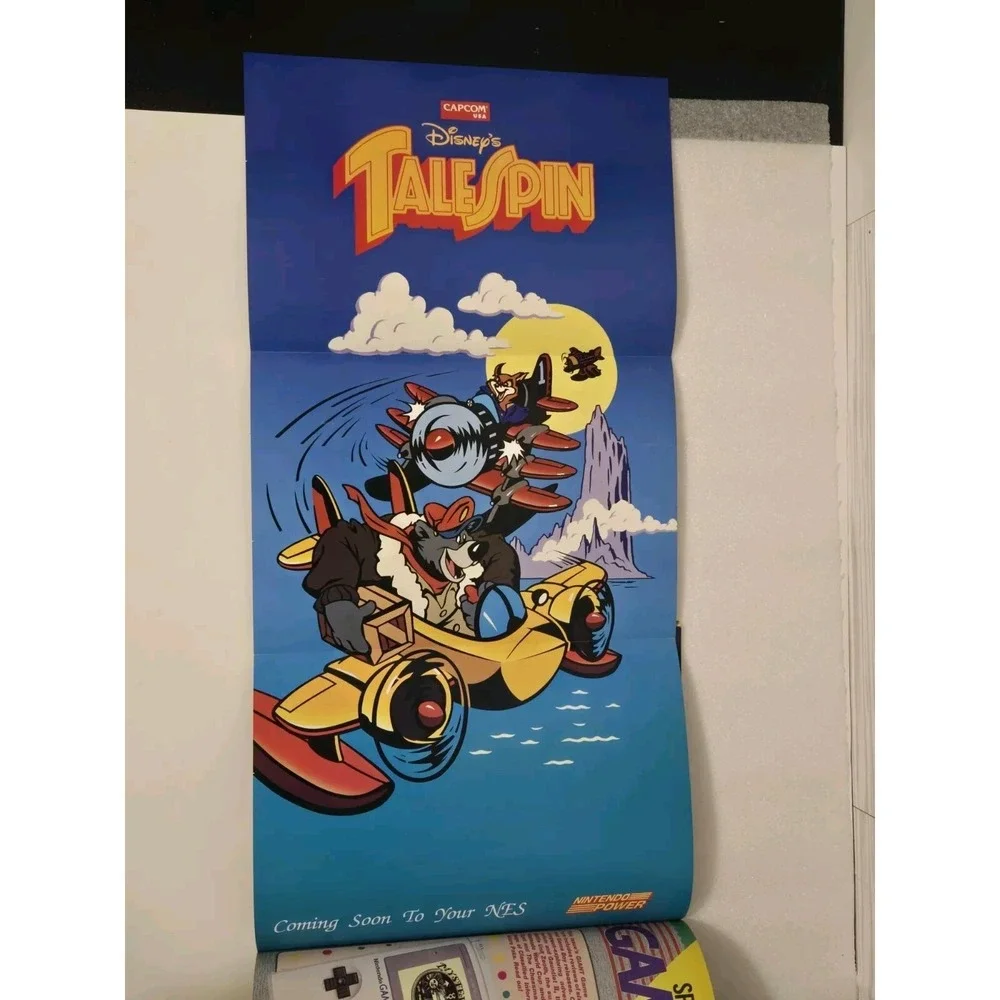 Nintendo Power Magazine Volume 24 Vice Project Doom w/ Disney's Talespin Poster